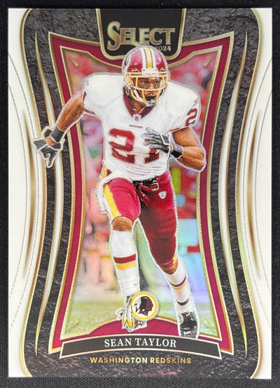 Sean Taylor 2024 Select Suite White Prizm /35 Redskins Default Title Sports Trading Cards