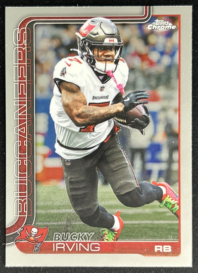 Bucky Irving 2025 Topps Chrome Buccaneers Default Title