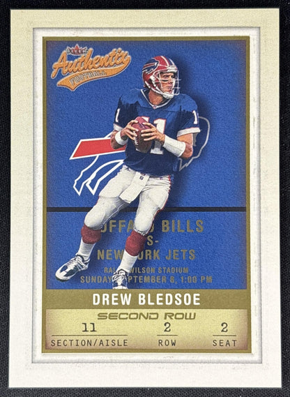 Drew Bledsoe 2002 Authentic /250 Bills front