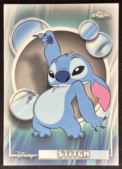 Stitch 2026 Topps Chrome Disney Lilo & front