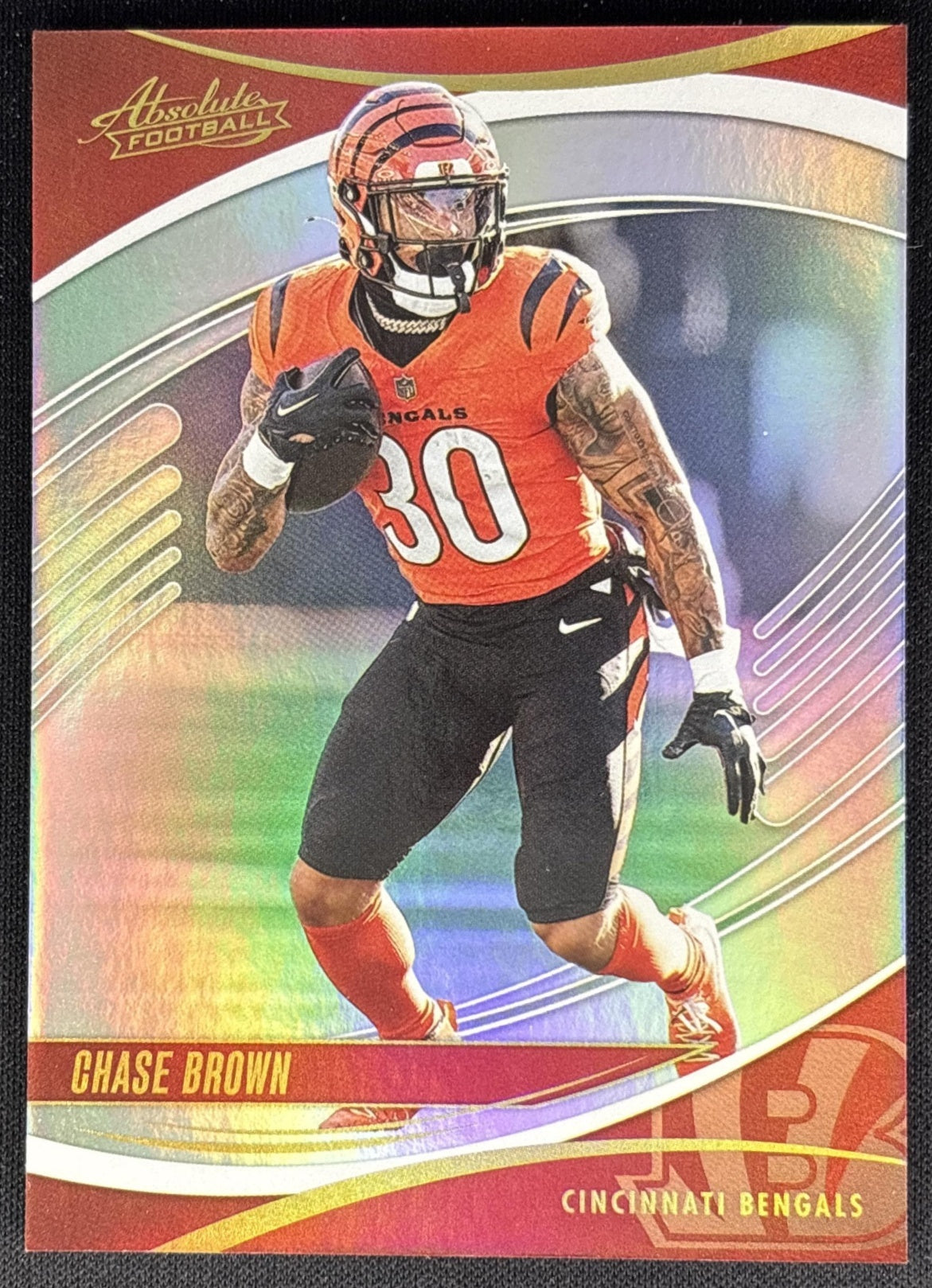 Chase Brown 2025 Panini Absolute Hobby Bengals