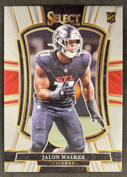 Jalon Walker 2025 Select Premier Level Falcons Sports Trading Cards