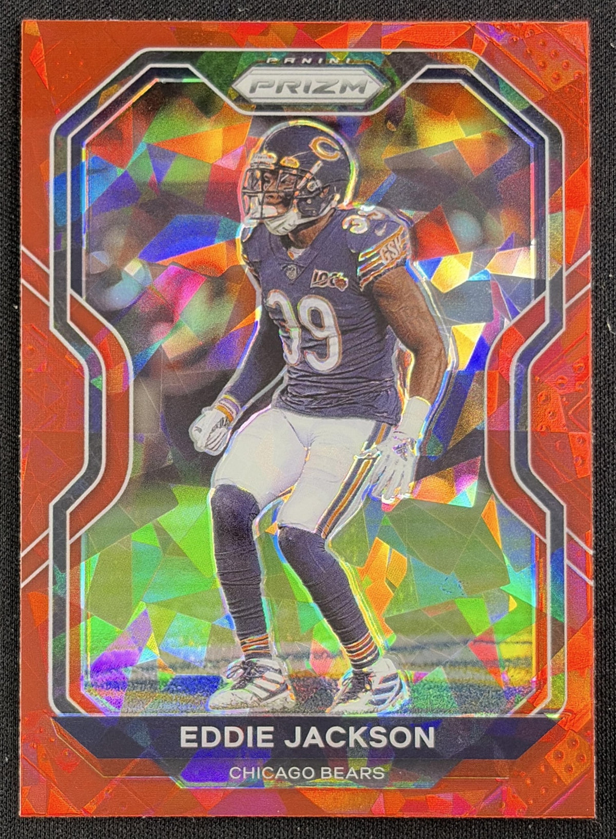 Eddie Jackson 2020 Panini Prizm Red Ice Bears