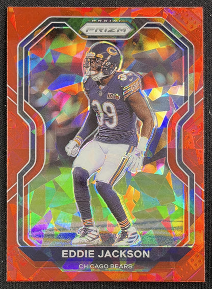 Eddie Jackson 2020 Panini Prizm Red Ice Bears