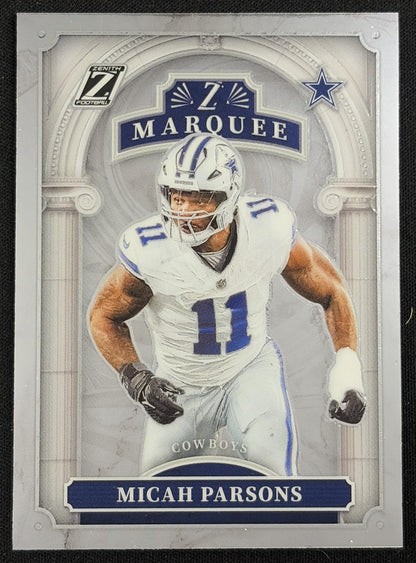 Micah Parsons 2024 Panini Zenith Z Marquee Cowboys Sports Trading Card