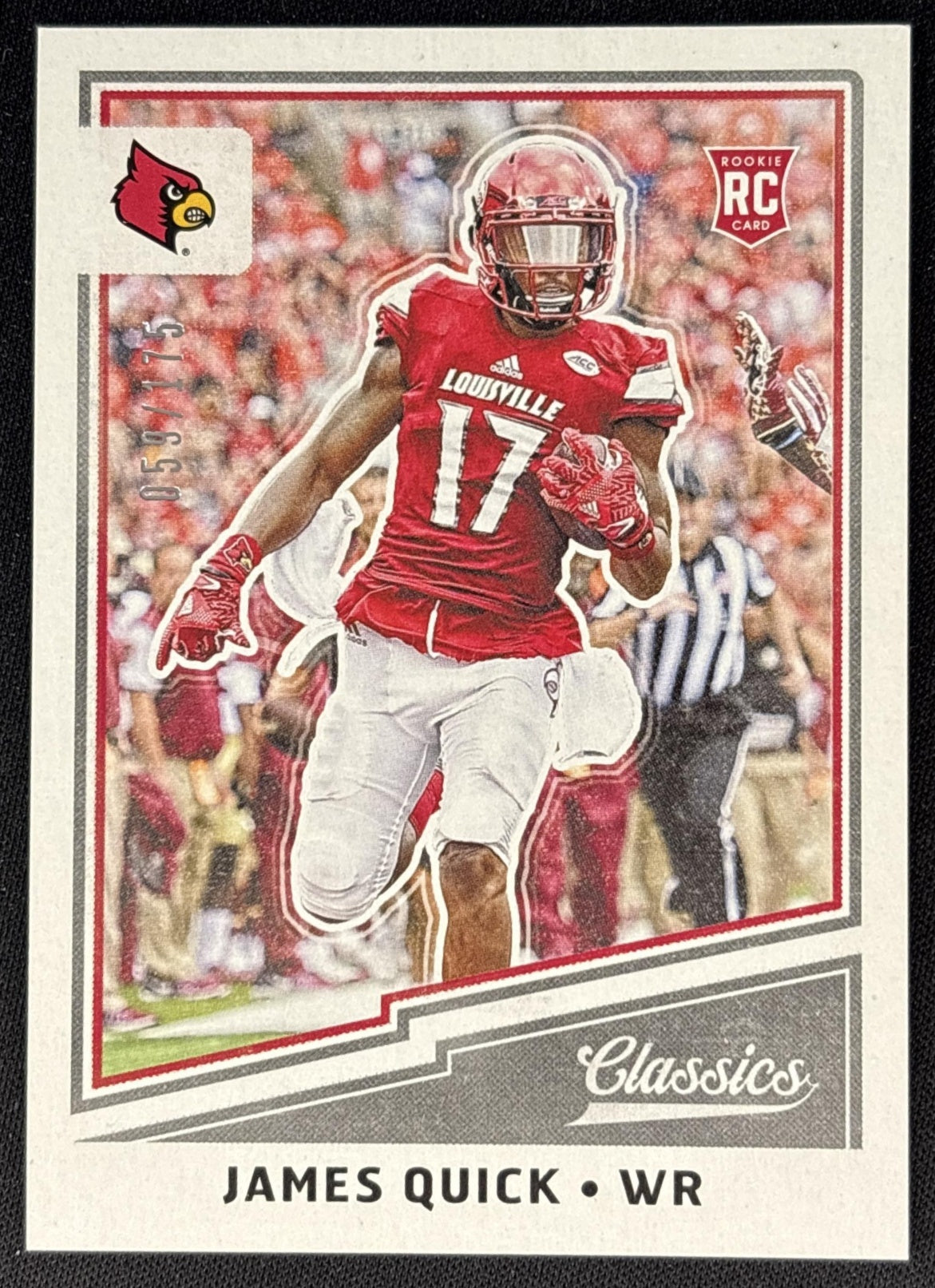 James Quick 2017 Panini Classics Blue Back /175 Sports Trading Cards