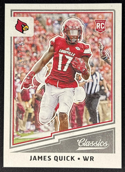 James Quick 2017 Panini Classics Blue Back /175 Sports Trading Cards