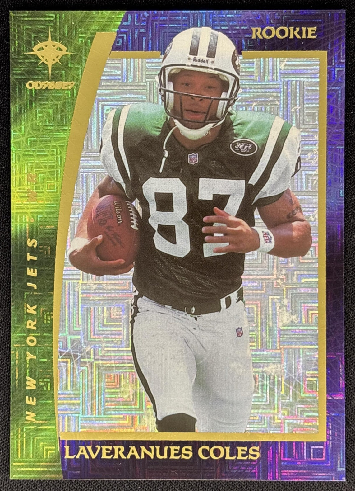 Laveranues Coles 2000 Collector's Edge Odyssey /999 Jets front