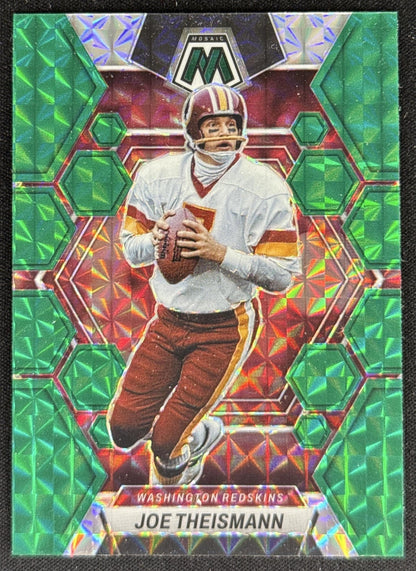 Joe Theismann 2023 Panini Mosaic Green Mosaic Redskins Default Title Sports Trading Card