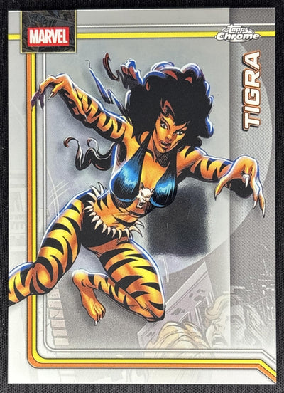 Tigra 2026 Topps Chrome Marvel Comics Sports Trading Cards