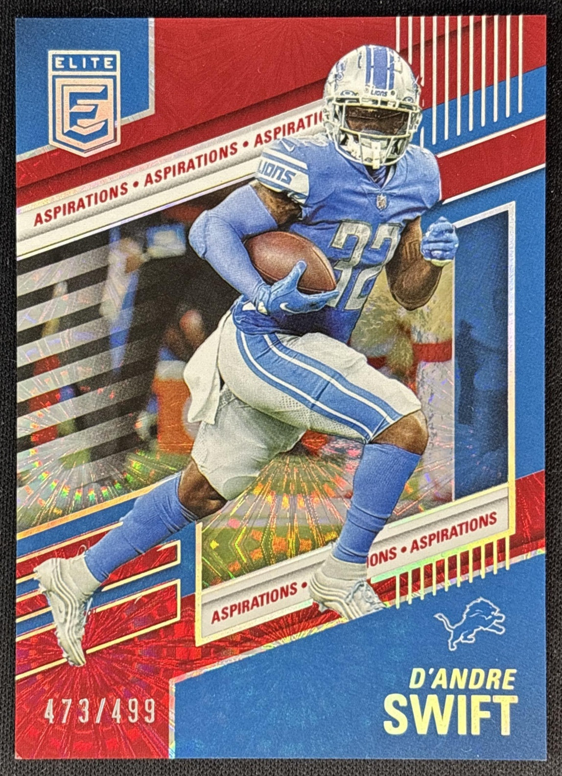 D Andre Swift 2020 Panini Chronicles Elite Update /899 Lions