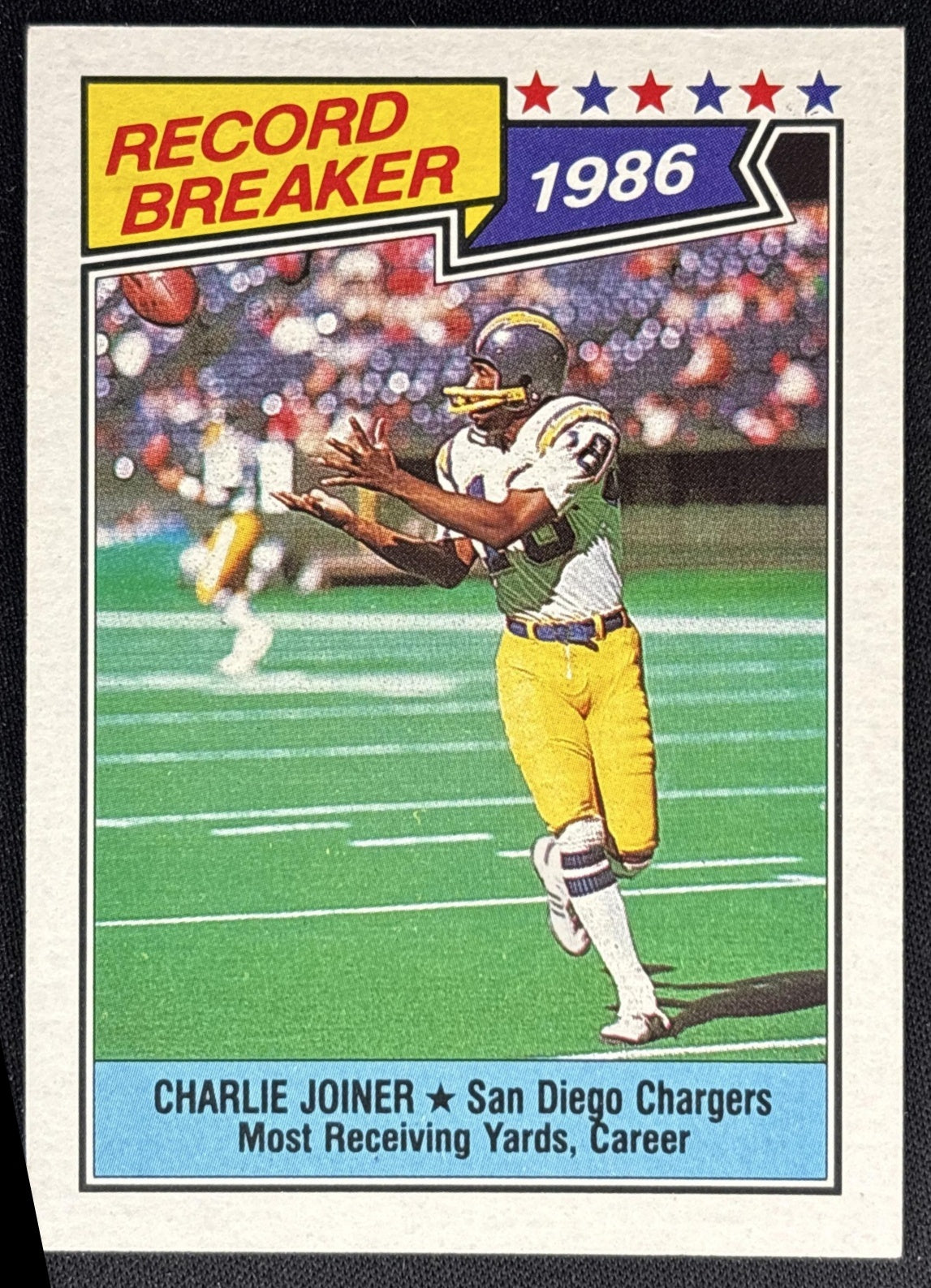 Charlie Joiner 1987 Topps Chargers - Front