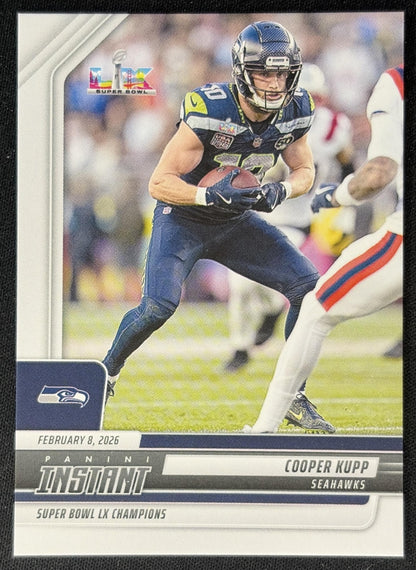Cooper Kupp 2026 Panini Instant Super Bowl LIX Champions Seattle Seahawks front