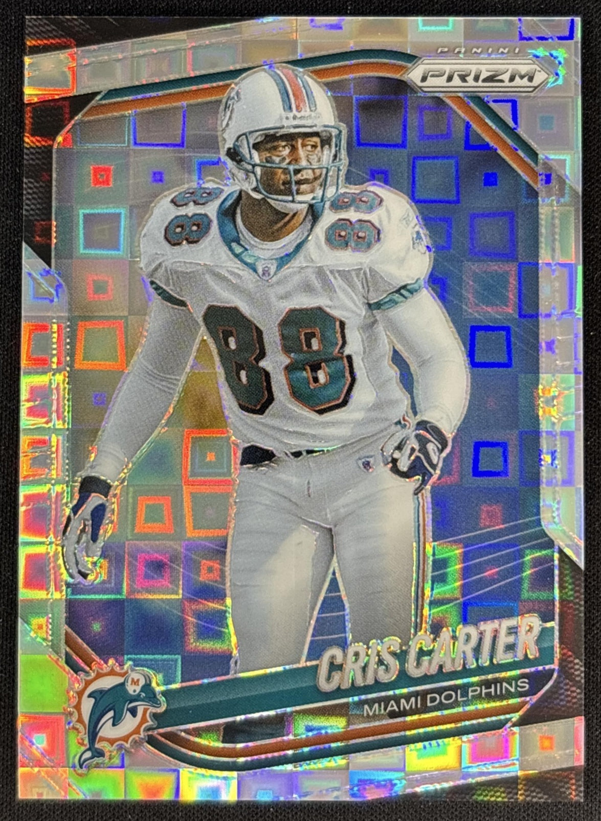 Cris Carter 2025 Panini Prizm Pandora /400 Dolphins front