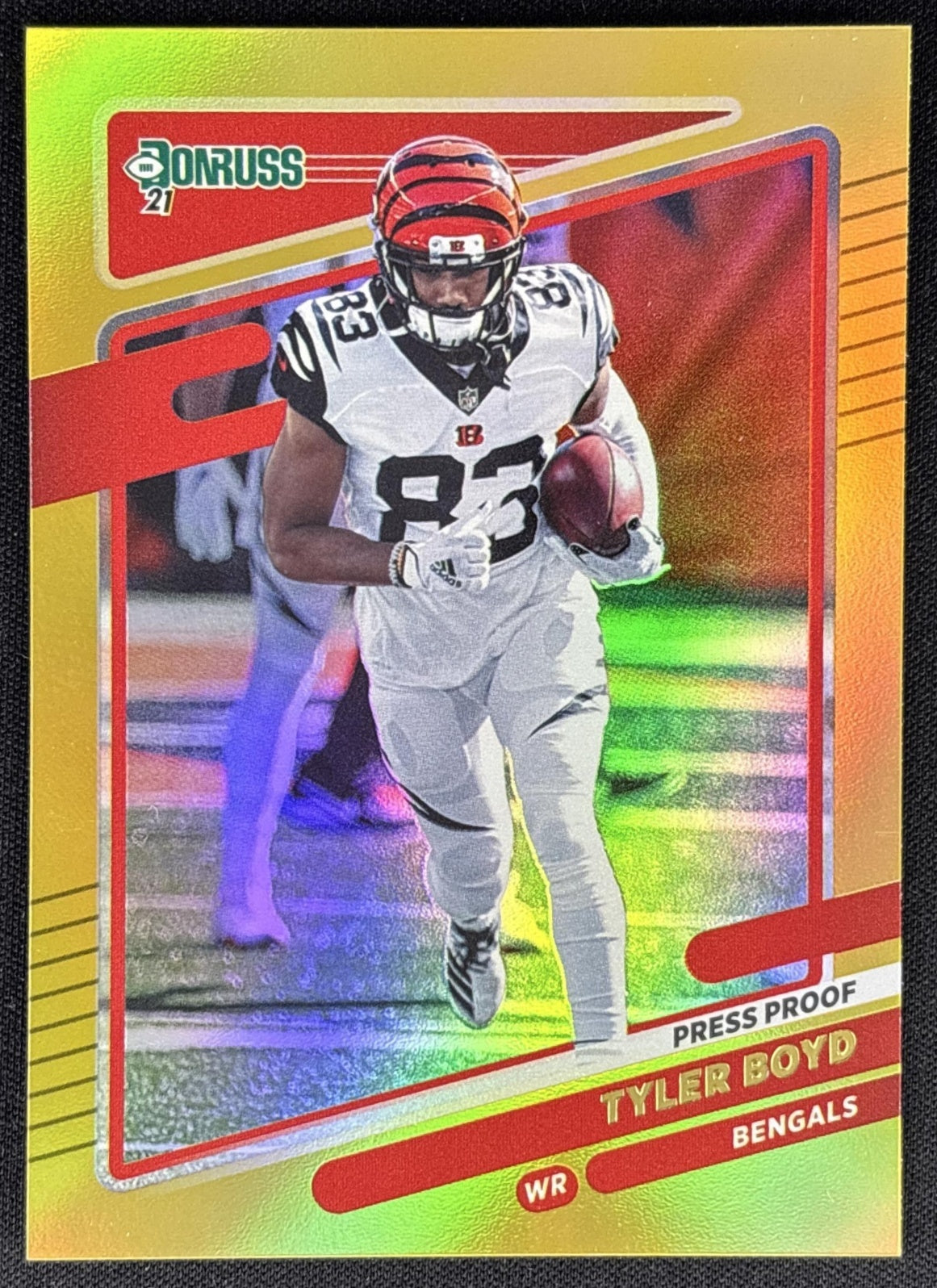 Tyler Boyd 2021 Panini Donruss Press Proof Premium Bengals