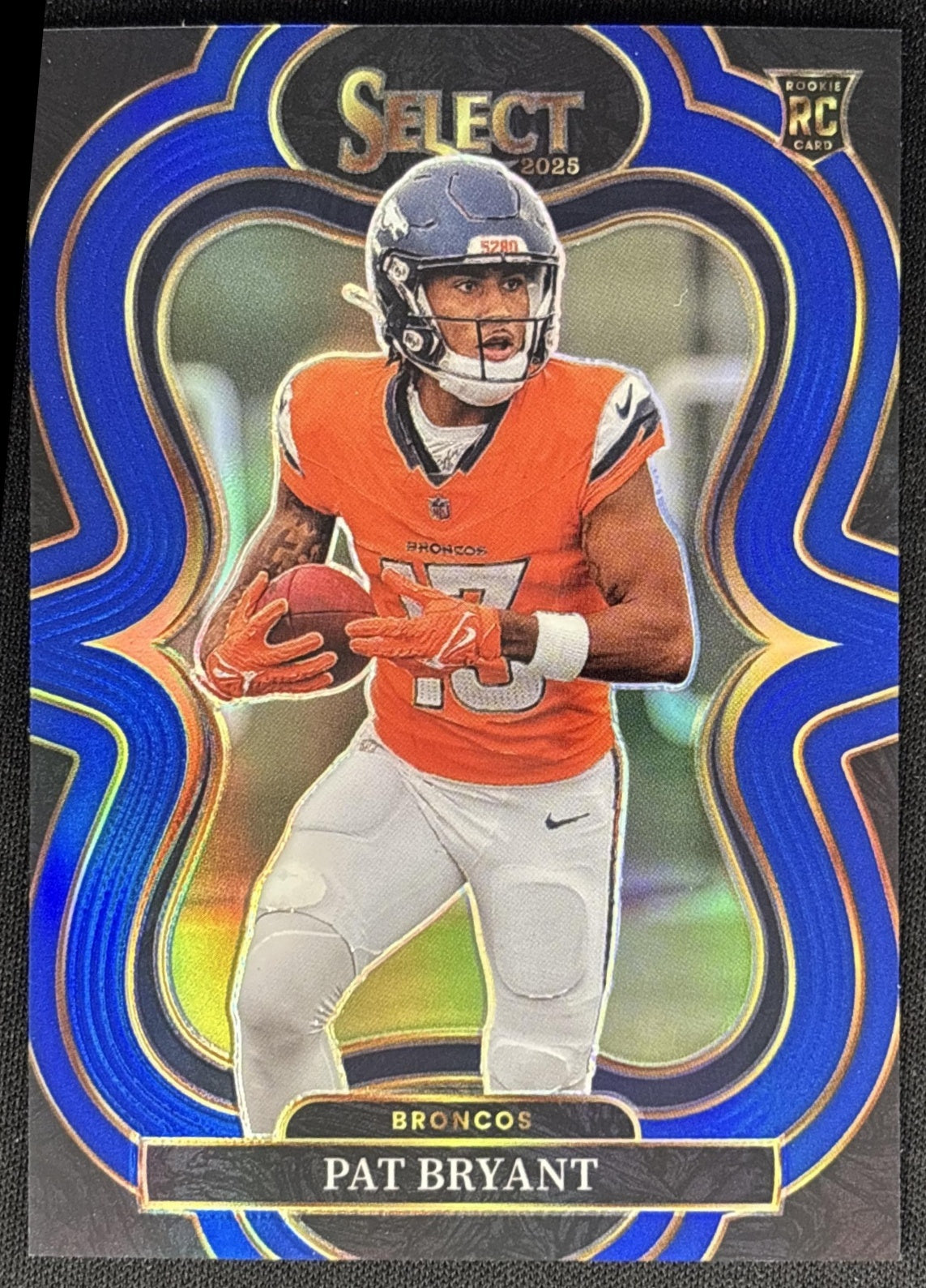 Pat Bryant 2025 Panini Select Suite Level Blue Prizm /99 Broncos Sports Trading Cards