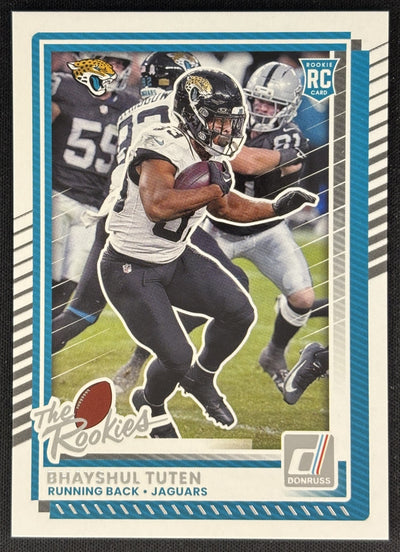 Bhayshul Tuten 2025 Panini Donruss Rookies & Highlights Jaguars Sports Trading Cards