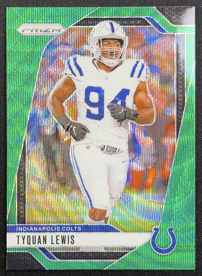 Tyquan Lewis 2024 Panini Prizm Green Wave Colts front