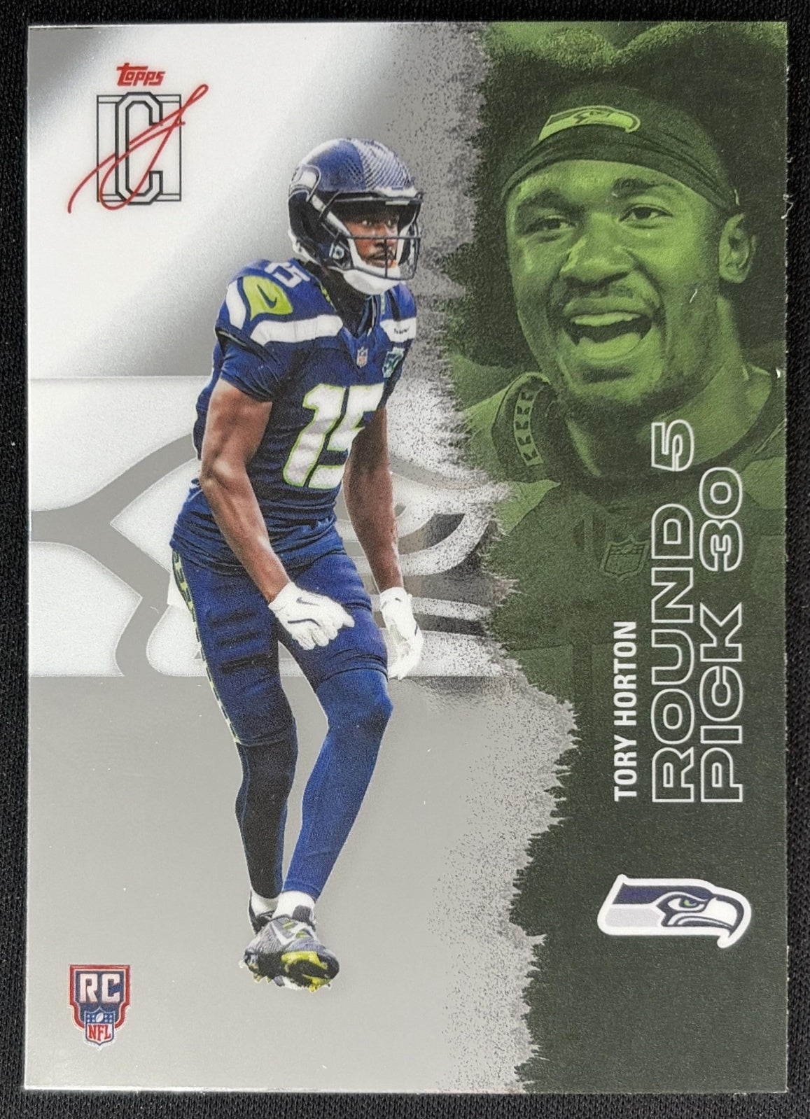 Tory Horton 2025 Topps Signature Class Chrome Rookie Seahawks