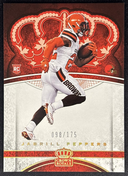 Jabrill Peppers 2017 Panini Crown Royale Holo Gold /175 Browns