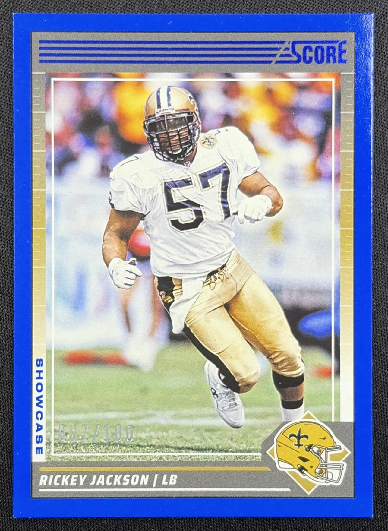 Rickey Jackson 2024 Panini Score Showcase /100 Saints
