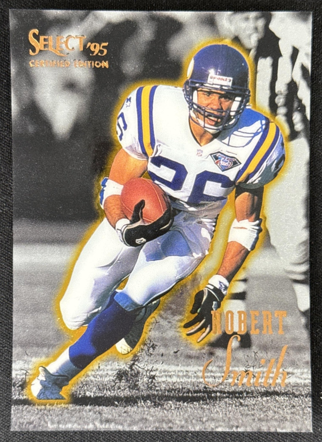 Robert Smith 1995 Pinnacle Select Certified Vikings Sports Trading Card