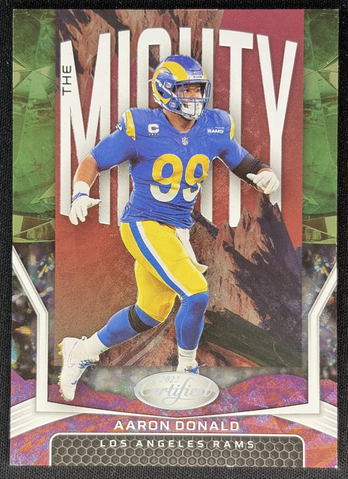 Aaron Donald 2022 Panini Certified The Mighty Rams front