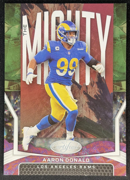 Aaron Donald 2022 Panini Certified The Mighty Rams front