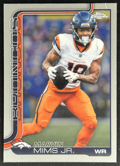 Marvin Mims Jr. 2025 Topps Chrome Broncos Default Title