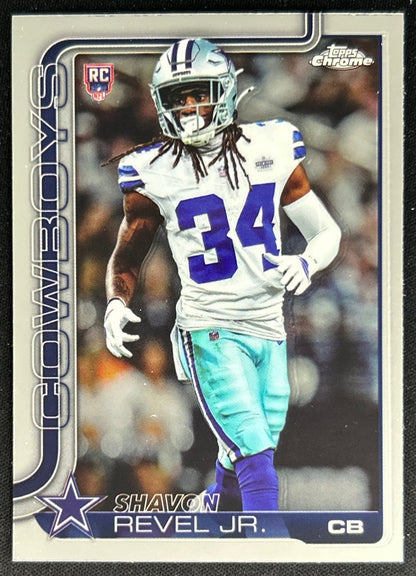 Shavon Revel Jr. 2025 Topps Chrome Rookie Cowboys Default Title Sports Trading Cards