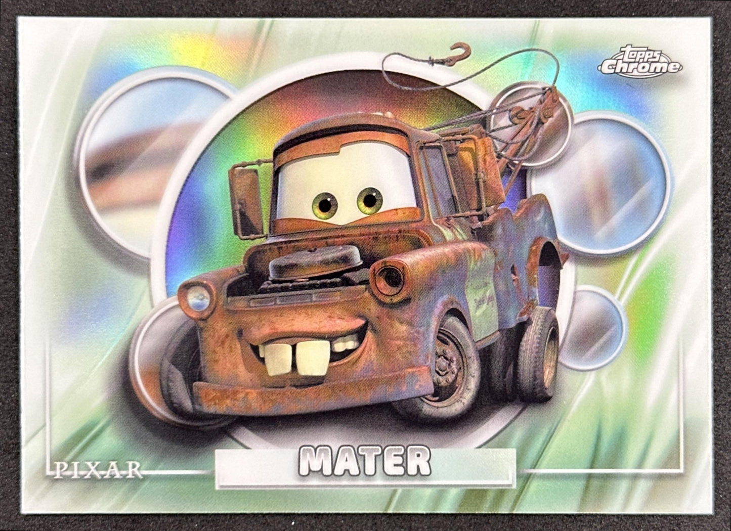 Mater 2026 Topps Chrome Disney Refractor Cars Front
