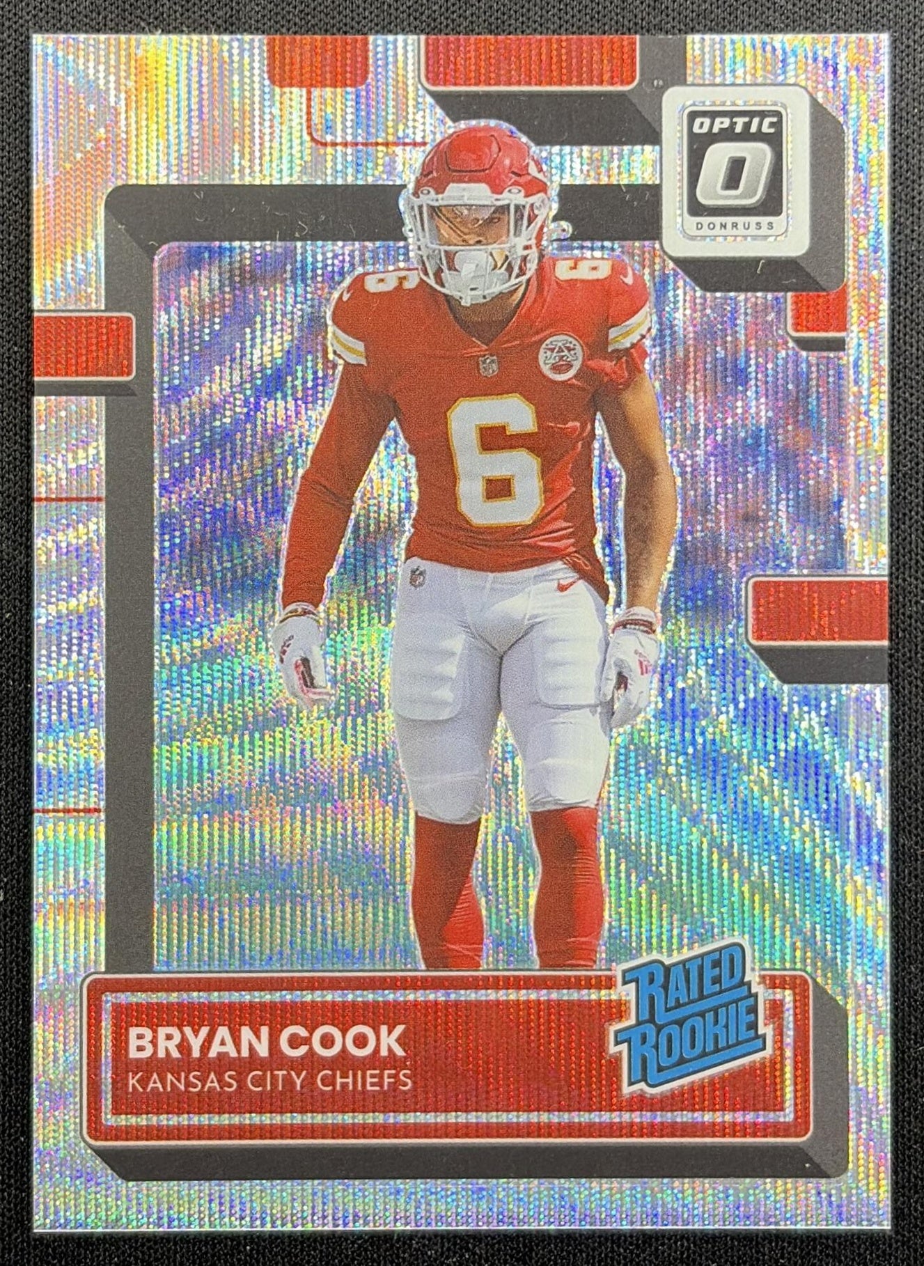 Bryan Bresee 2023 Panini Donruss Optic Wave Prizm /300 Saints