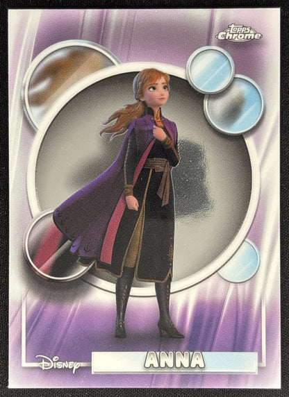 Anna 2026 Topps Chrome Disney Frozen II front