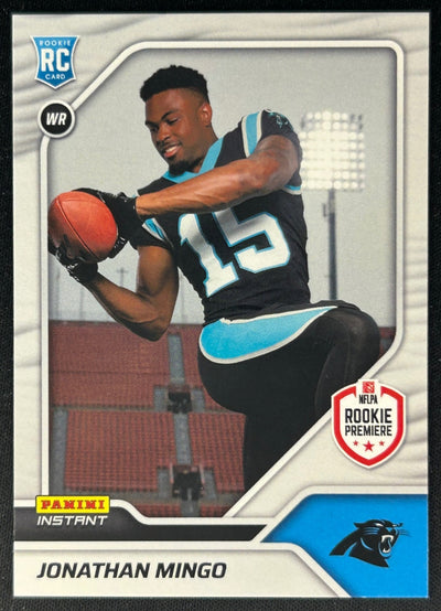 Jonathan Mingo 2023 Panini Instant NFL RPS First Look Panthers Sports Trading Cards