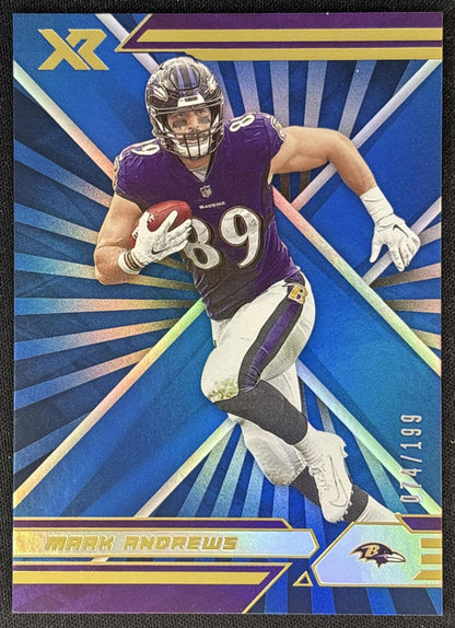 Mark Andrews 2021 Panini XR Blue /199 Ravens