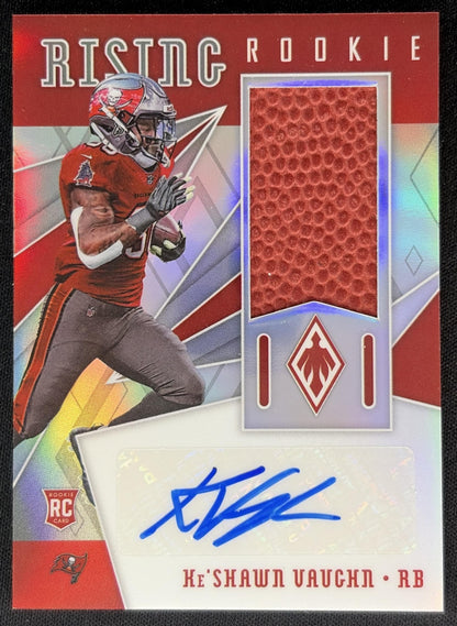 Ke Shawn Vaughn 2020 Phoenix Rising Rookie Material Signature Football /149 Buccaneers Sports Trading Cards