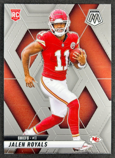 Jalen Royals 2025 Mosaic Rookies Chiefs Sports Trading Card