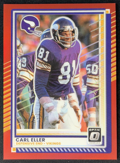 Carl Eller 2025 Panini Donruss Optic Red Prizm /149 Vikings Default Title Sports Trading Cards