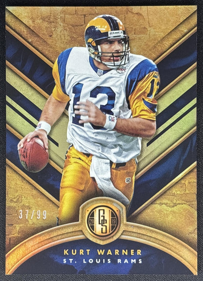 Kurt Warner 2019 Panini Gold Standard /99 Rams Sports Trading Card