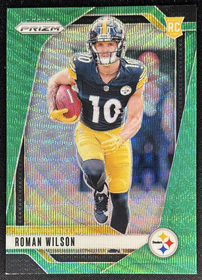Roman Wilson 2024 Panini Prizm Green Wave