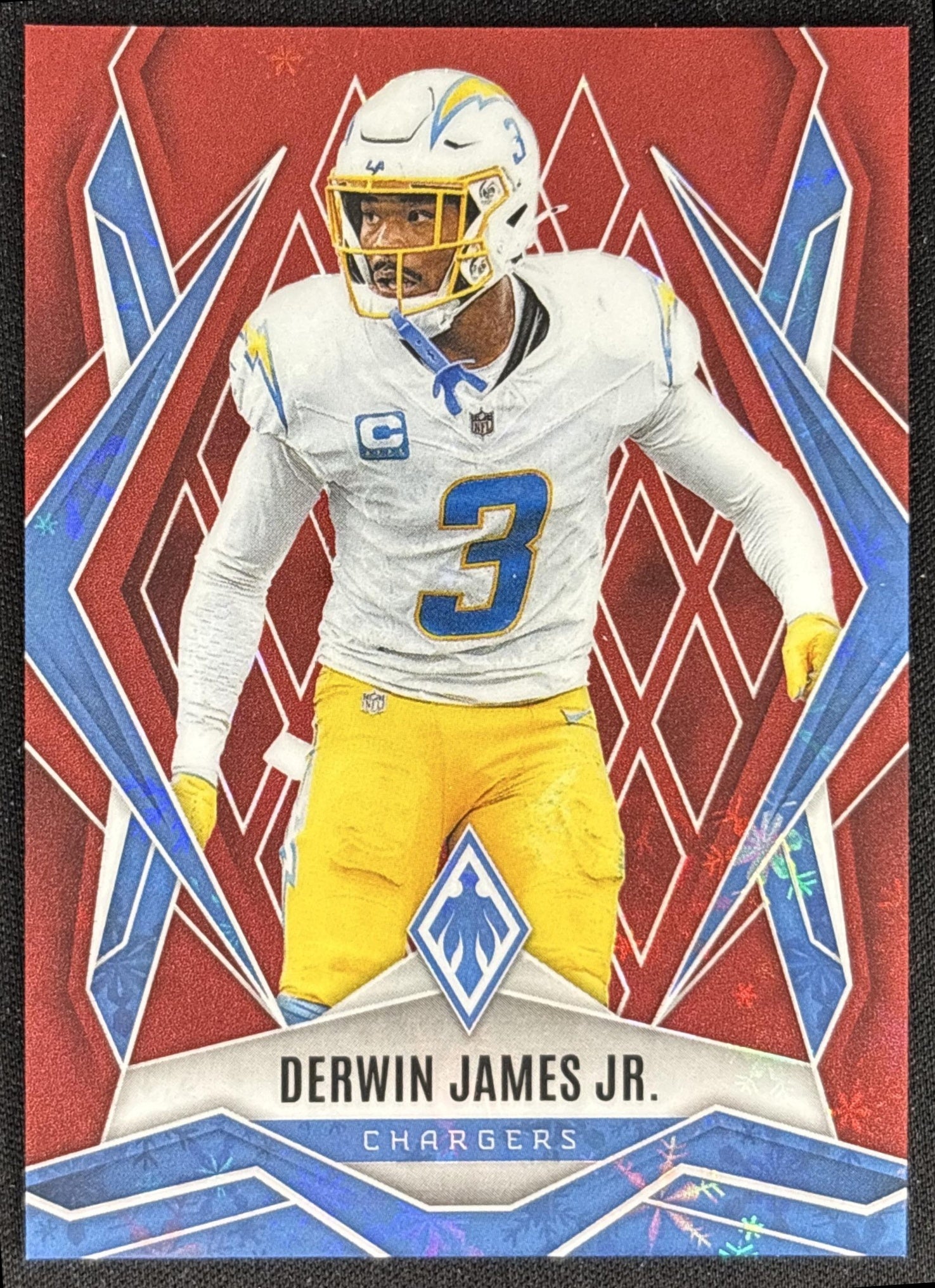 Derwin James Jr. 2025 Panini Phoenix Red Winter Prizm /399 Chargers