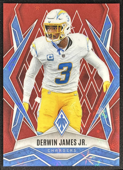Derwin James Jr. 2025 Panini Phoenix Red Winter Prizm /399 Chargers