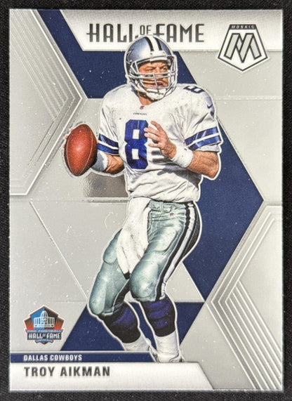 Troy Aikman 2020 Panini Mosaic Cowboys Sports Trading Card
