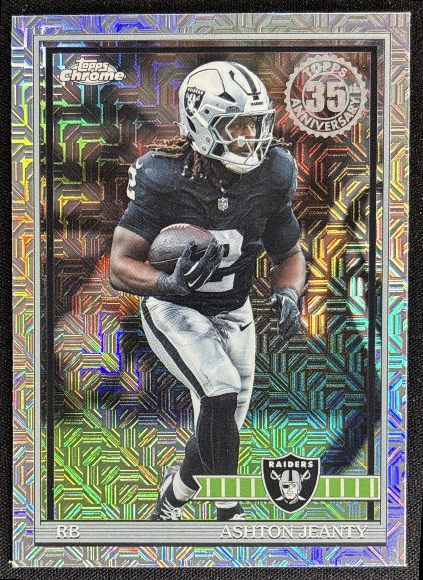 Ashton Jeanty 2026 Topps 1991 Chrome Mojo Refractor Raiders