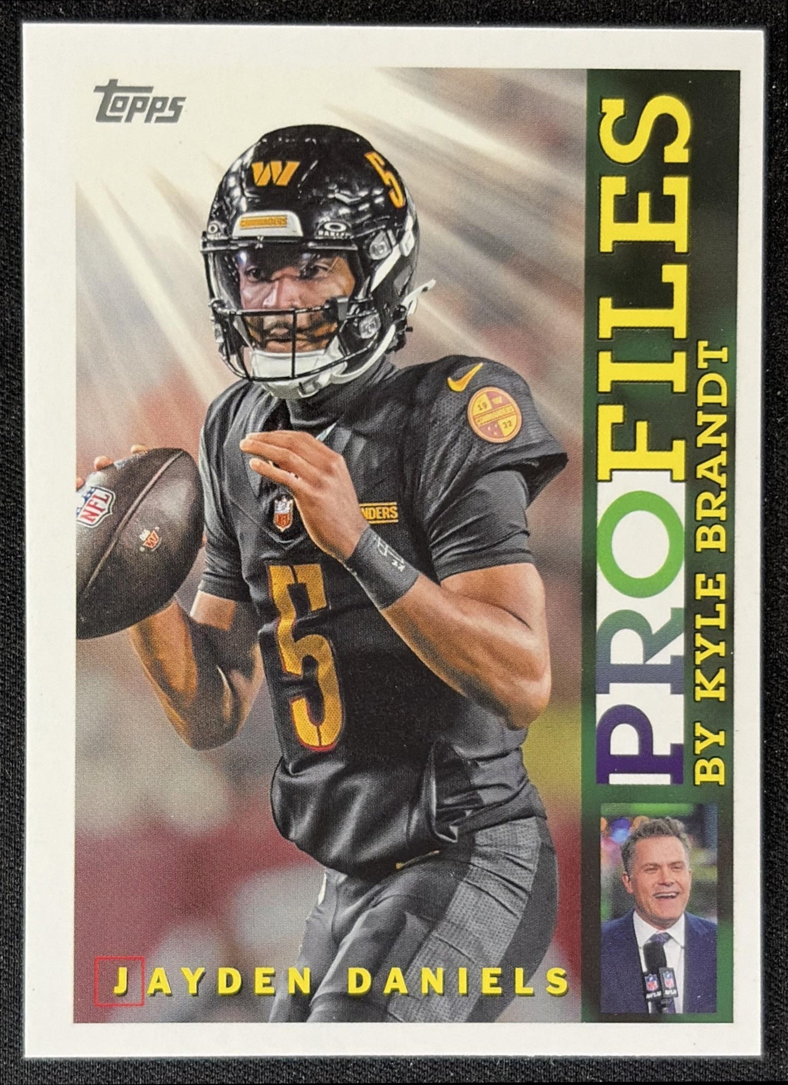 Jayden Daniels 2026 Topps Profiles Commanders front