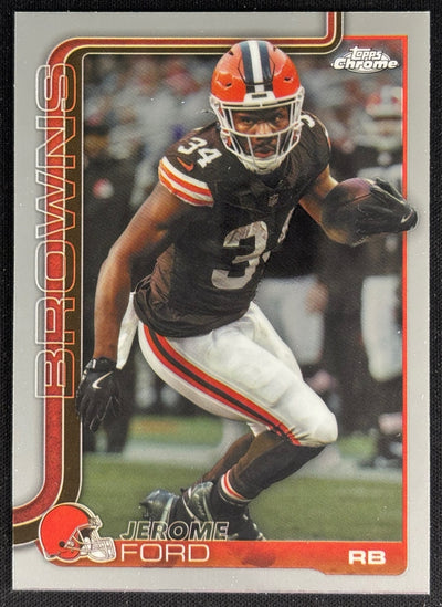 Jerome Ford 2025 Topps Chrome Browns Sports Trading Cards