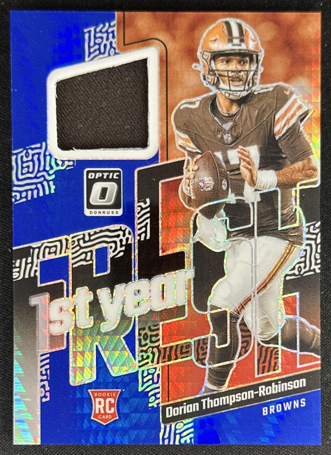 Dorian Thompson-Robinson 2023 Donruss Optic First Year Fresh Blue Hyper Browns