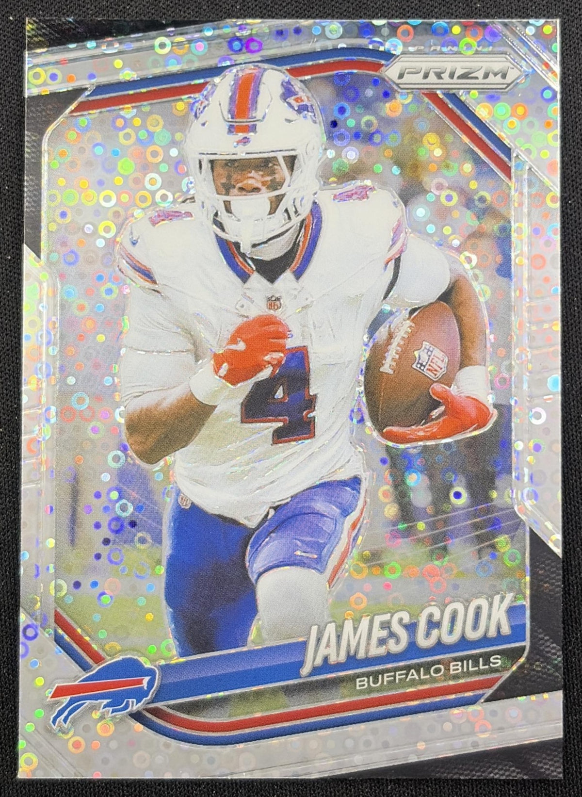 James Cook 2025 Panini Prizm No Huddle Bills