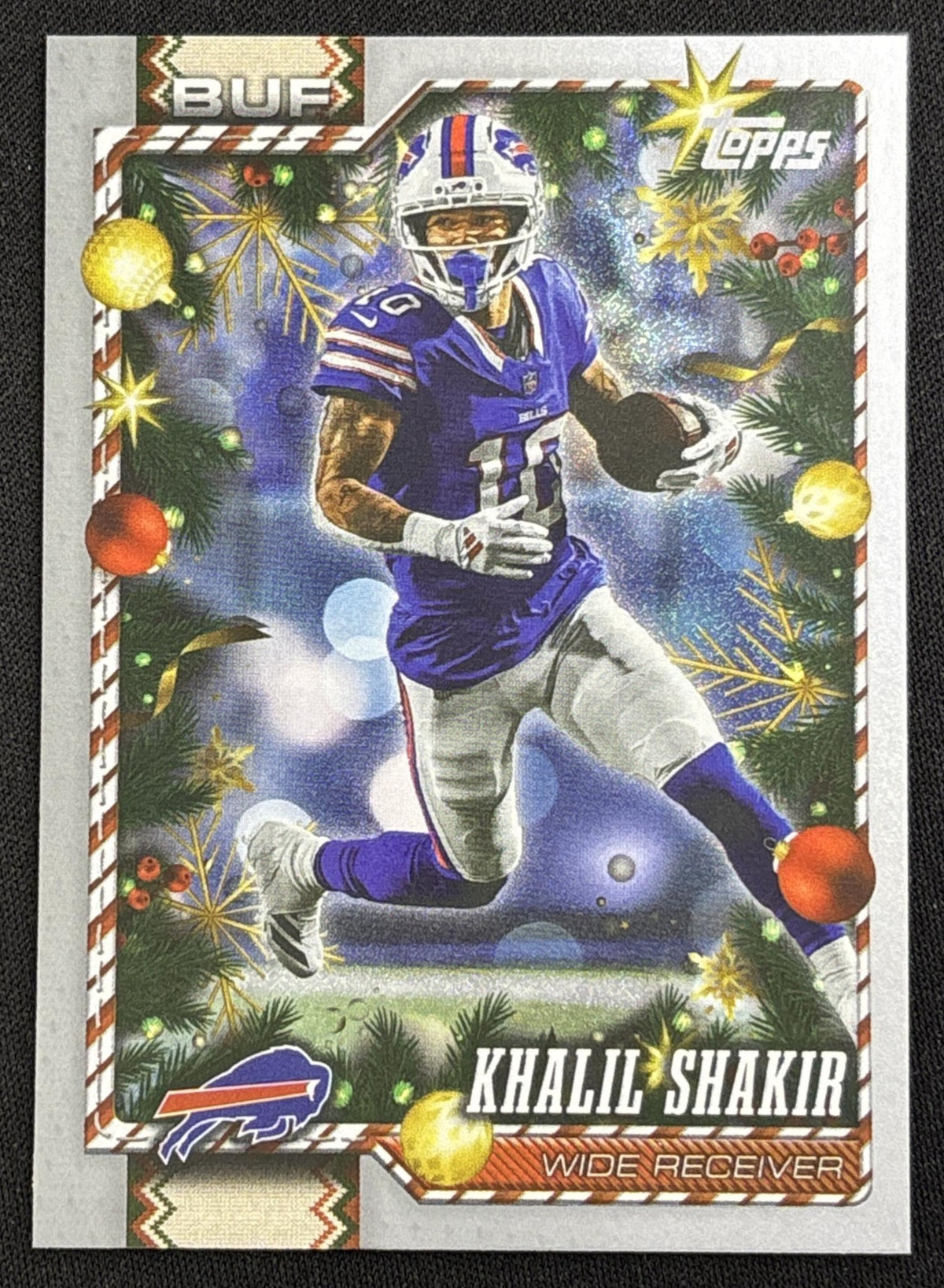 Khalil Shakir 2026 Topps Holiday Glitter Bills | Buffalo Bills