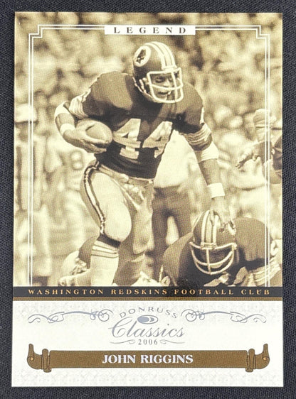 John Riggins 2006 Donruss Classics /1000 Redskins